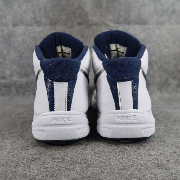 Nike Shoes Mens 9 Athletic Trainers Basketball Sneaker Overplay Mid White Blue main image 4